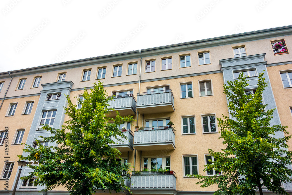 yellow and grey facaded building