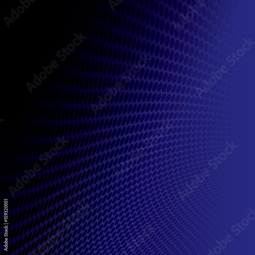 Halftone pattern curvy flow dotted abstract background