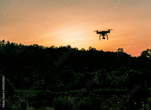 Drone Photography At Sunset © Ant