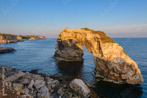 Es Pontas natural rock arch, Majorca, Spain