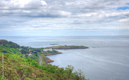 Photography The view from Killiney Hill in Dublin, Ireland.