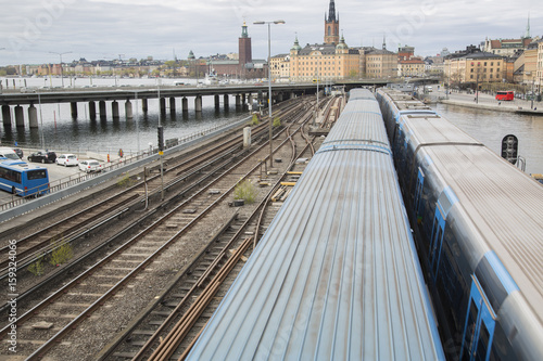 Local Train, Central Bridge  Stockholm © kevers