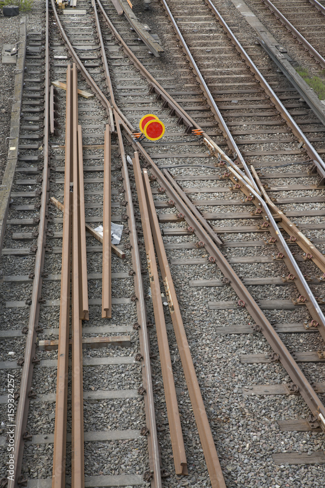 Fototapeta premium Railraod Track, Central Bridge; Stockholm