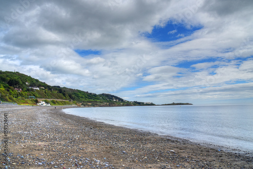 Photography The view of the Killiney Beach in Dublin, Ireland.