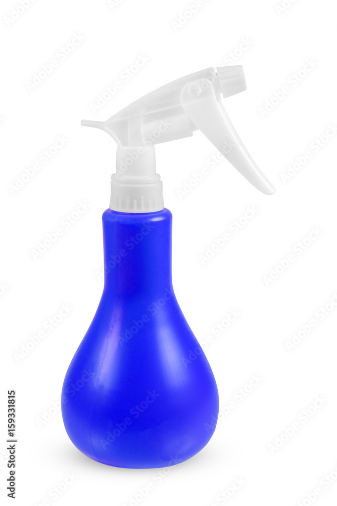 plastic hand spray bottle, isolated on white plastic hand spray bottle, isolated on white