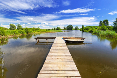 Fototapeta Naklejka Na Ścianę i Meble -  Idyllic lake in summer time, Poland