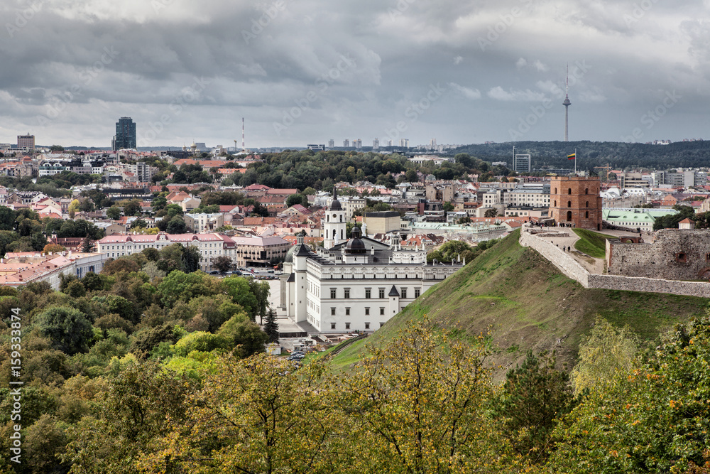Gediminas' Tower in  Vilnius, Lithuania