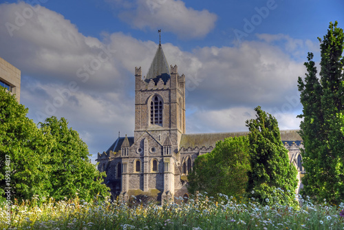 Canvas Print Christ Church Cathedral in Dublin, Ireland.