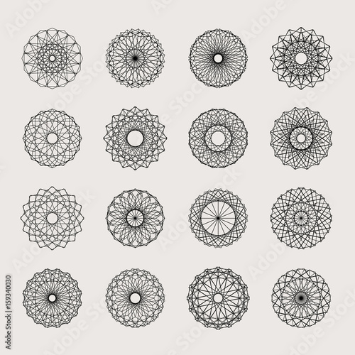 Vector Guilloche Set