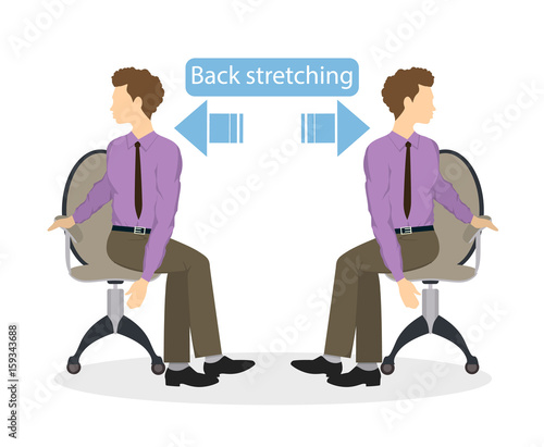 Sport exercises for office.