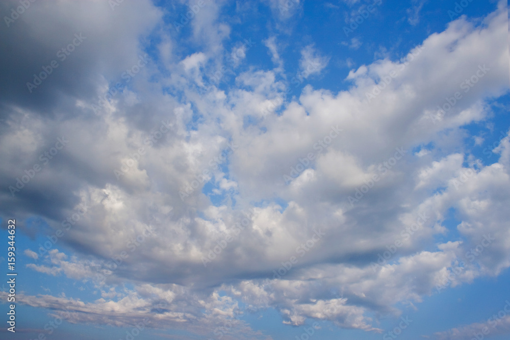 Beautiful cloud in the form of a butterfly against a blue sky Beautiful cloud in the form of a butterfly against a blue sky