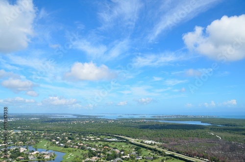 aerial ocean view