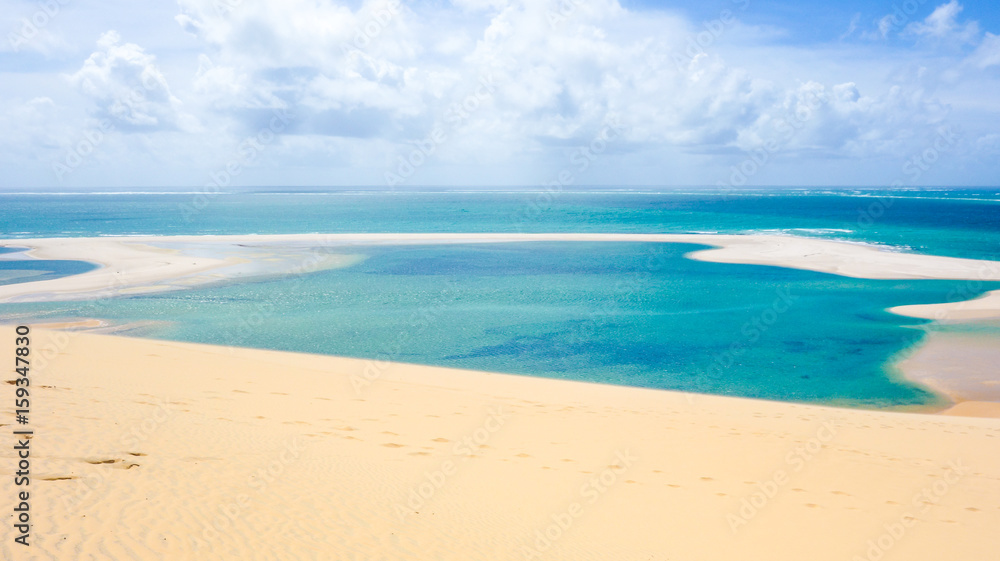 Tropical Bazaruto island landsacpe