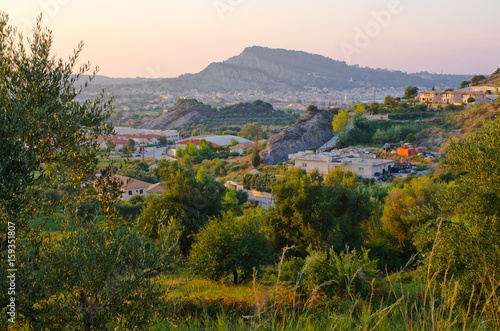 Zakynthos town from olives plantation, Greece © CCat82