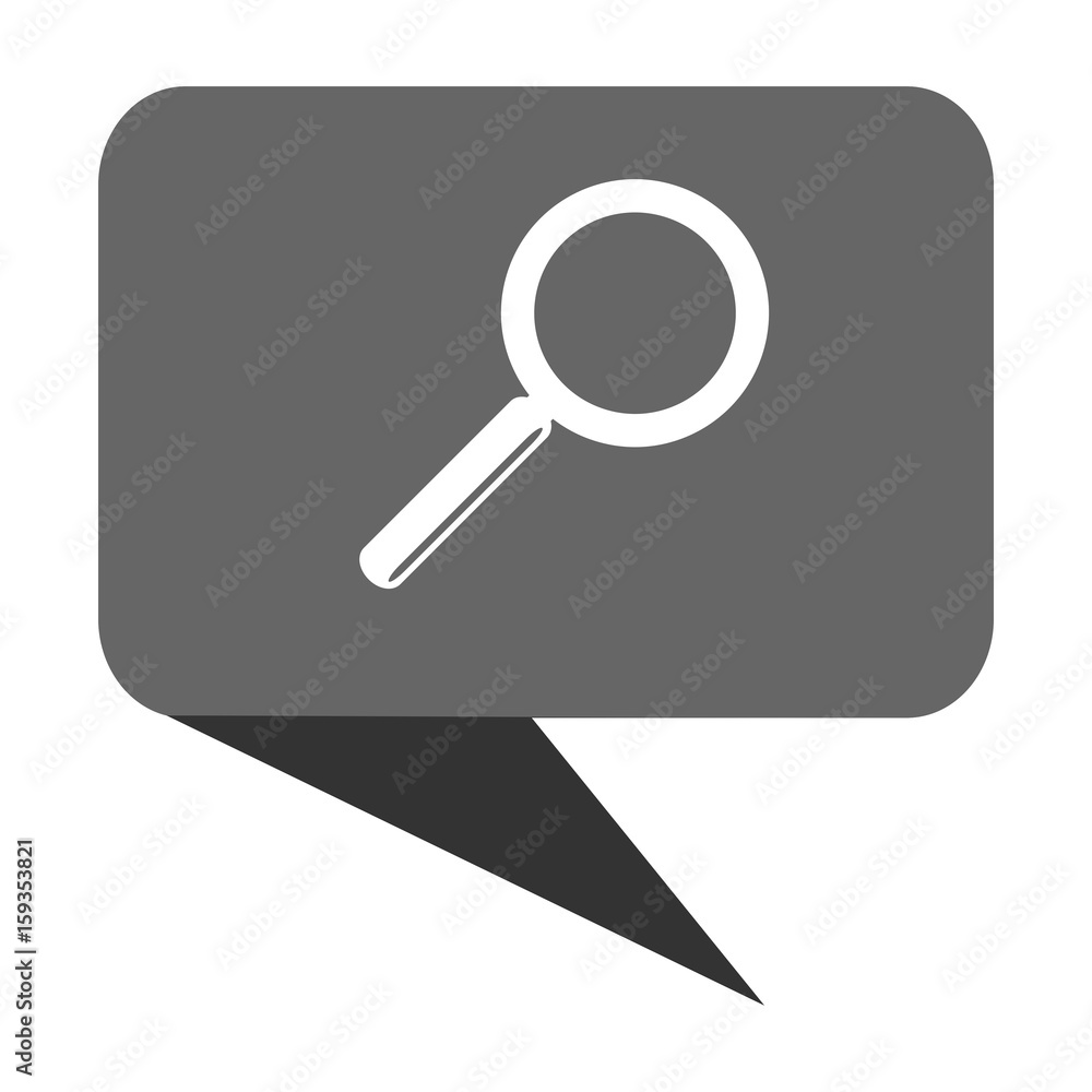 Search flat design web bubble vector icon. Search flat design web bubble vector icon.