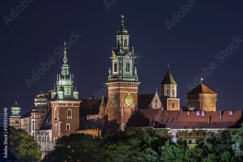 Obraz Fragment Zamku Królewskiego na Wawelu w Krakowie