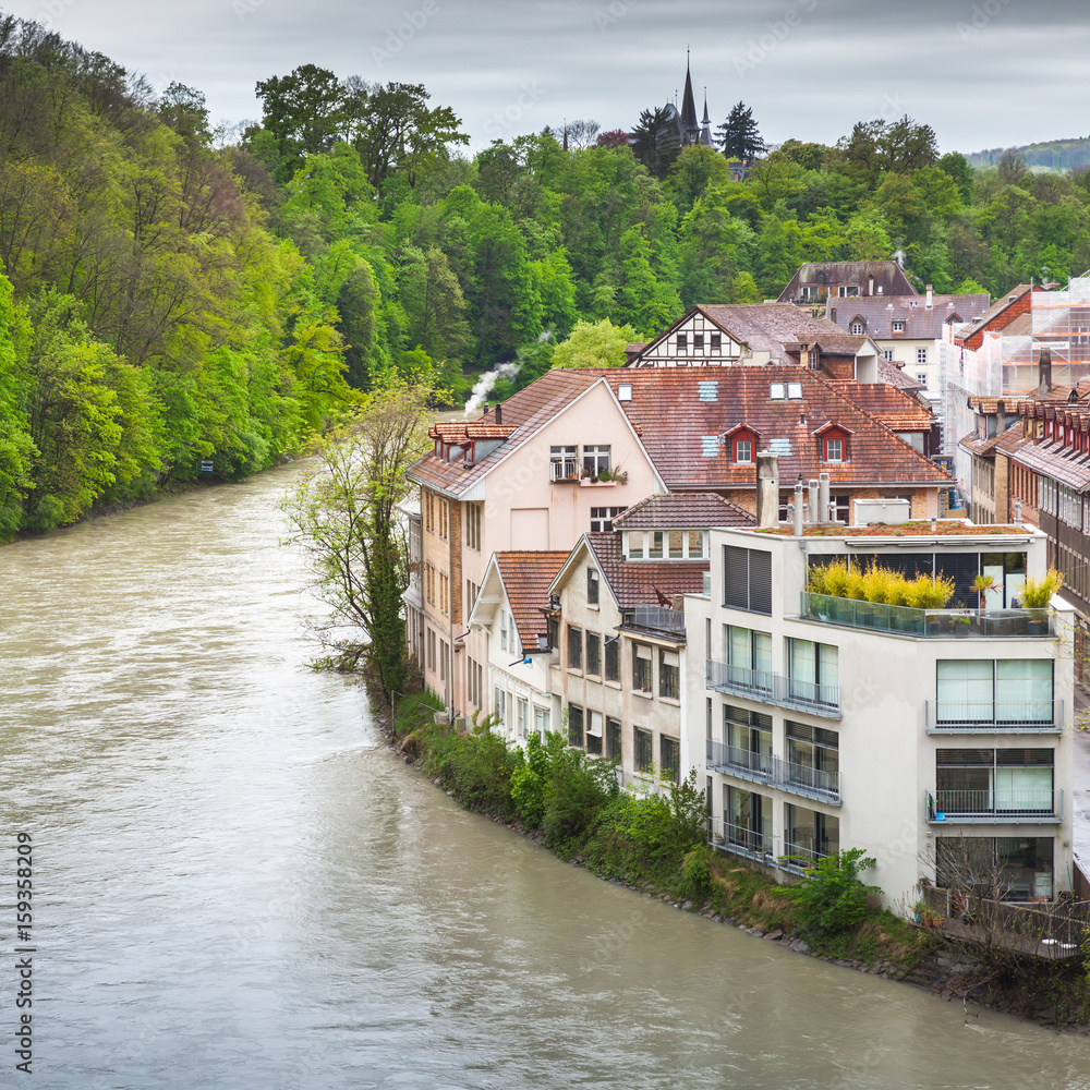 Coastal landscape of Bern old town Coastal landscape of Bern old town