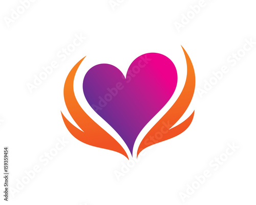 Love Logo Template Design Vector  Emblem  Design Concept  Creative Symbol  Icon