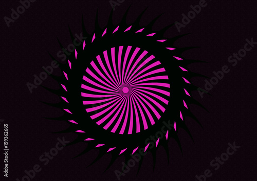 Hand drawn doodle mandala. Ethnic mandala with colorful tribal ornament. Isolated on background.