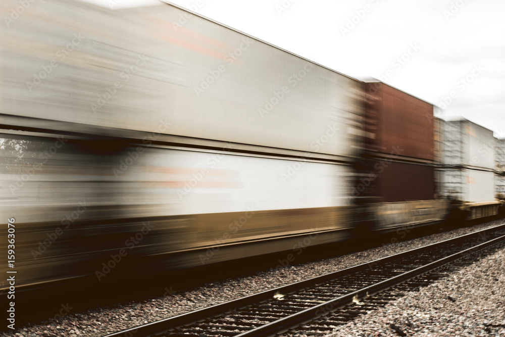 Obraz premium Speeding Train