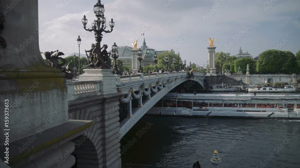 Le pont Alexandre III et Tour Eiffel