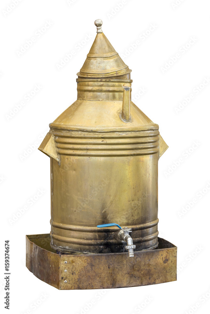 Fototapeta premium rustic brass samovar