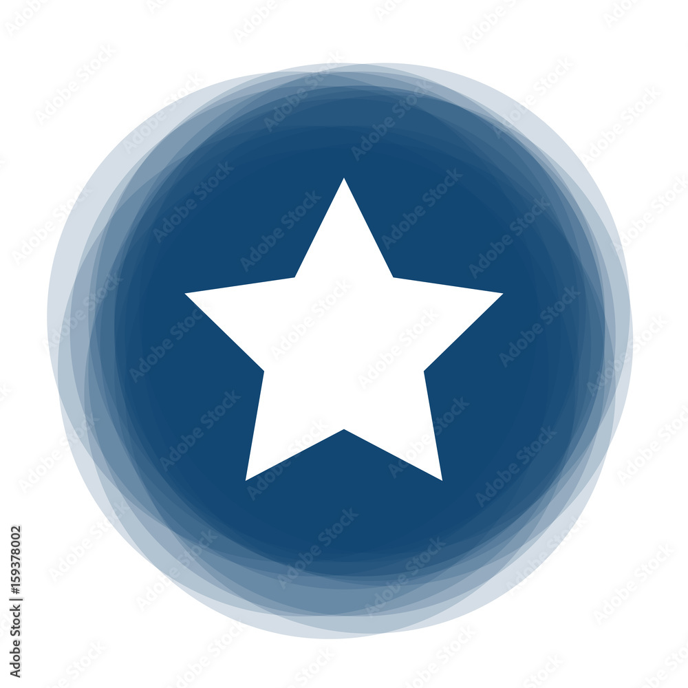 Abstract round button - star - starred Abstract round button - star - starred