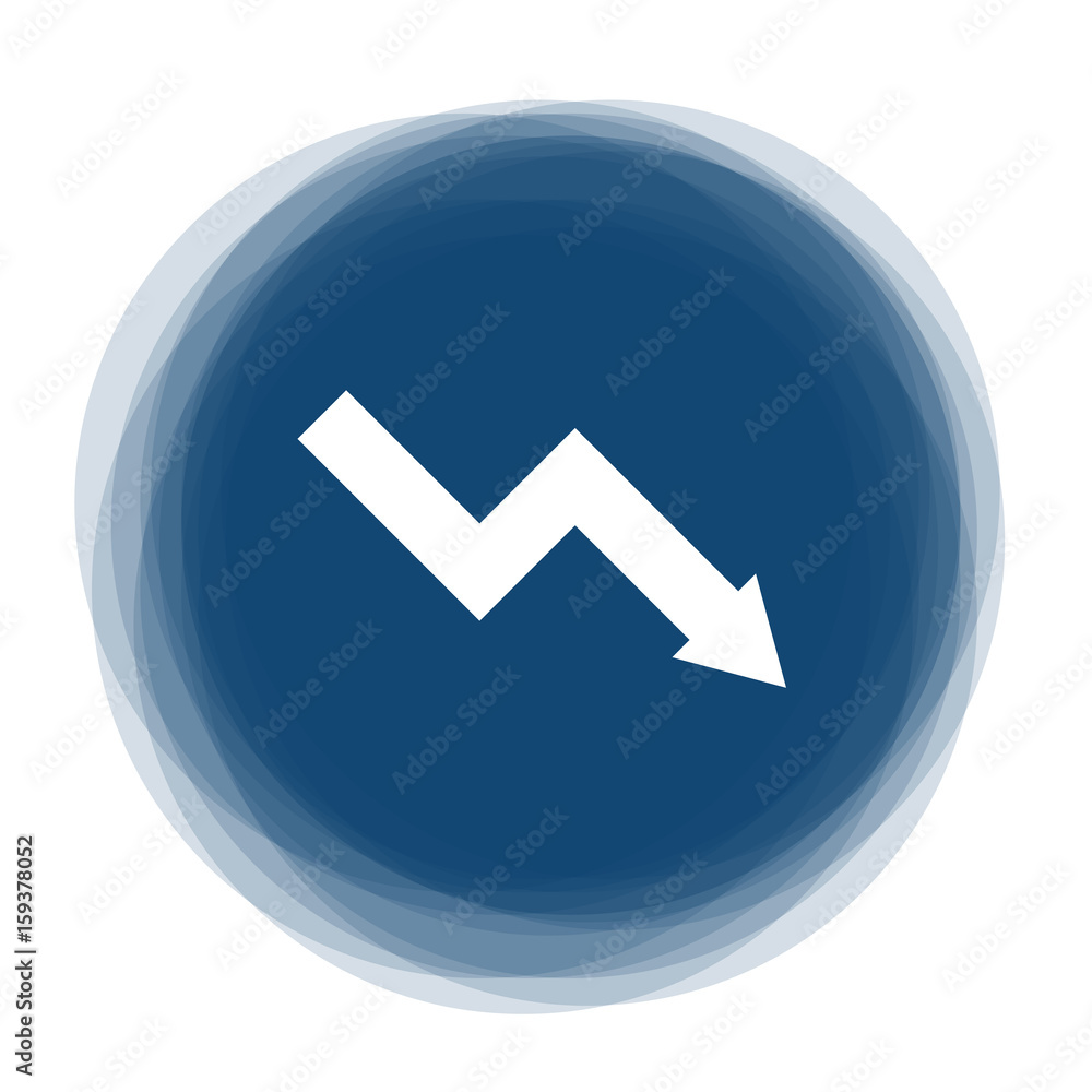 Abstract round button - arrow down Abstract round button - arrow down
