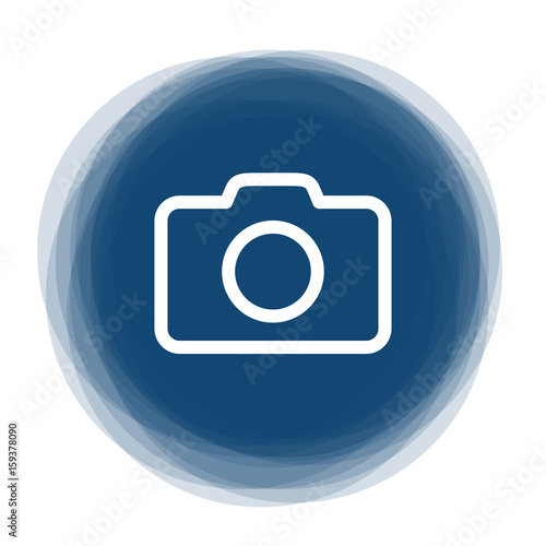 Abstract round button - photograph