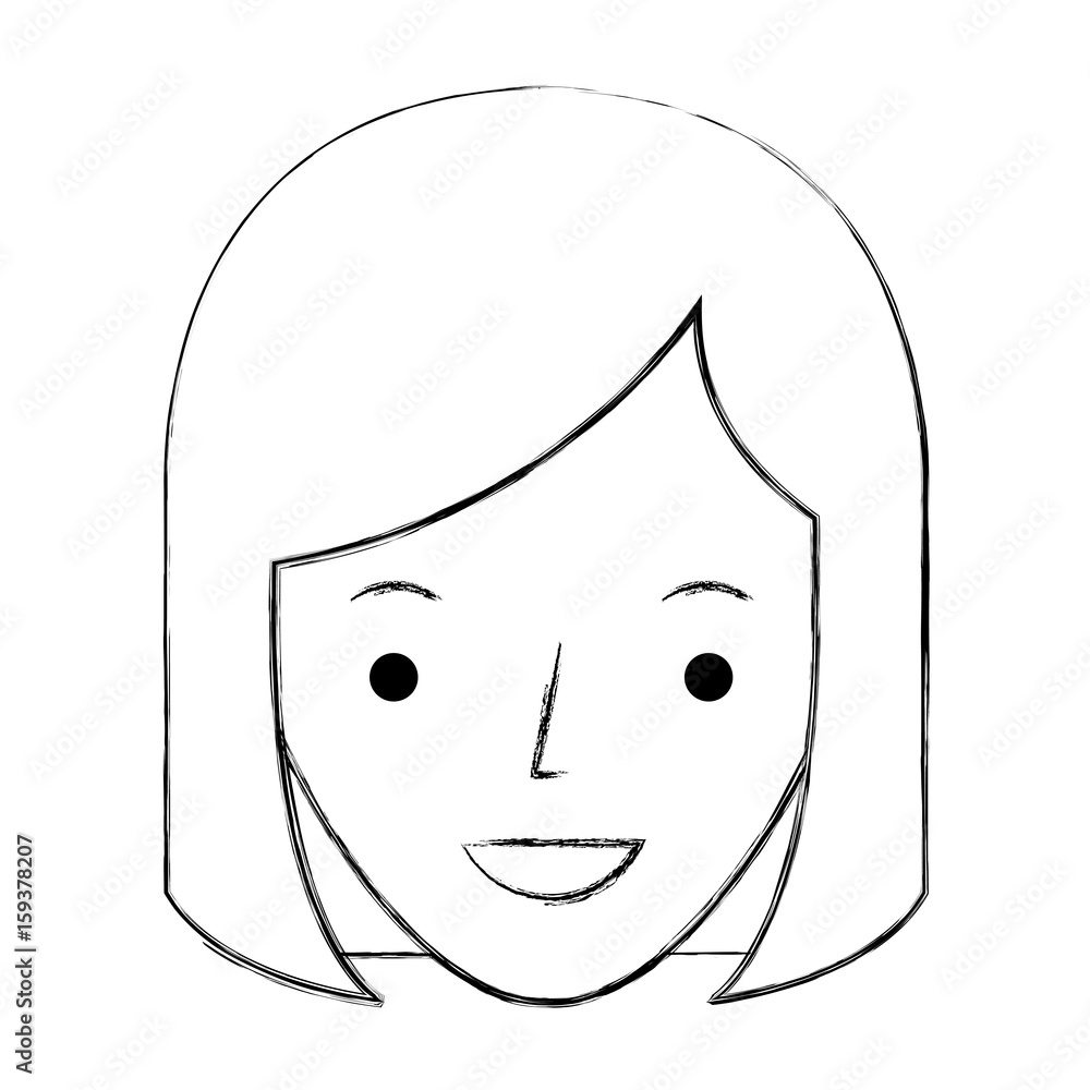 young woman avatar character vector illustration design young woman avatar character vector illustration design