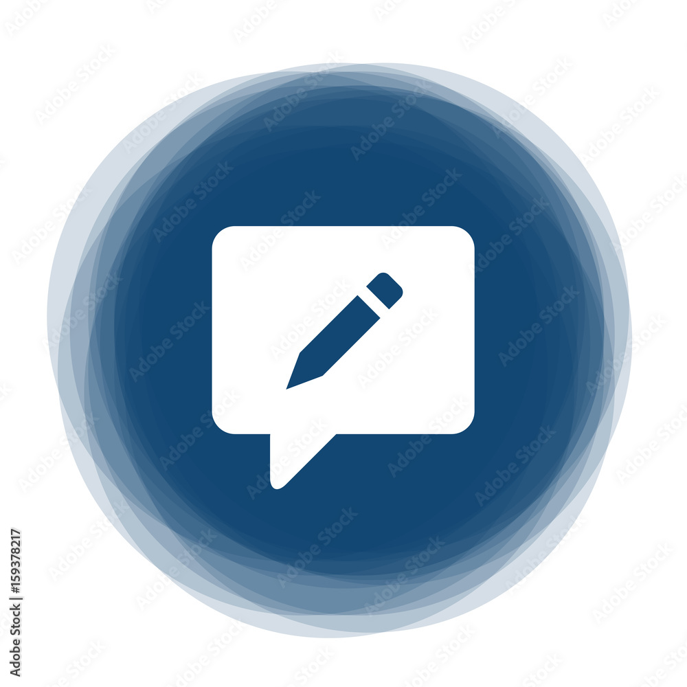 Abstract round button - edit - social network Abstract round button - edit - social network
