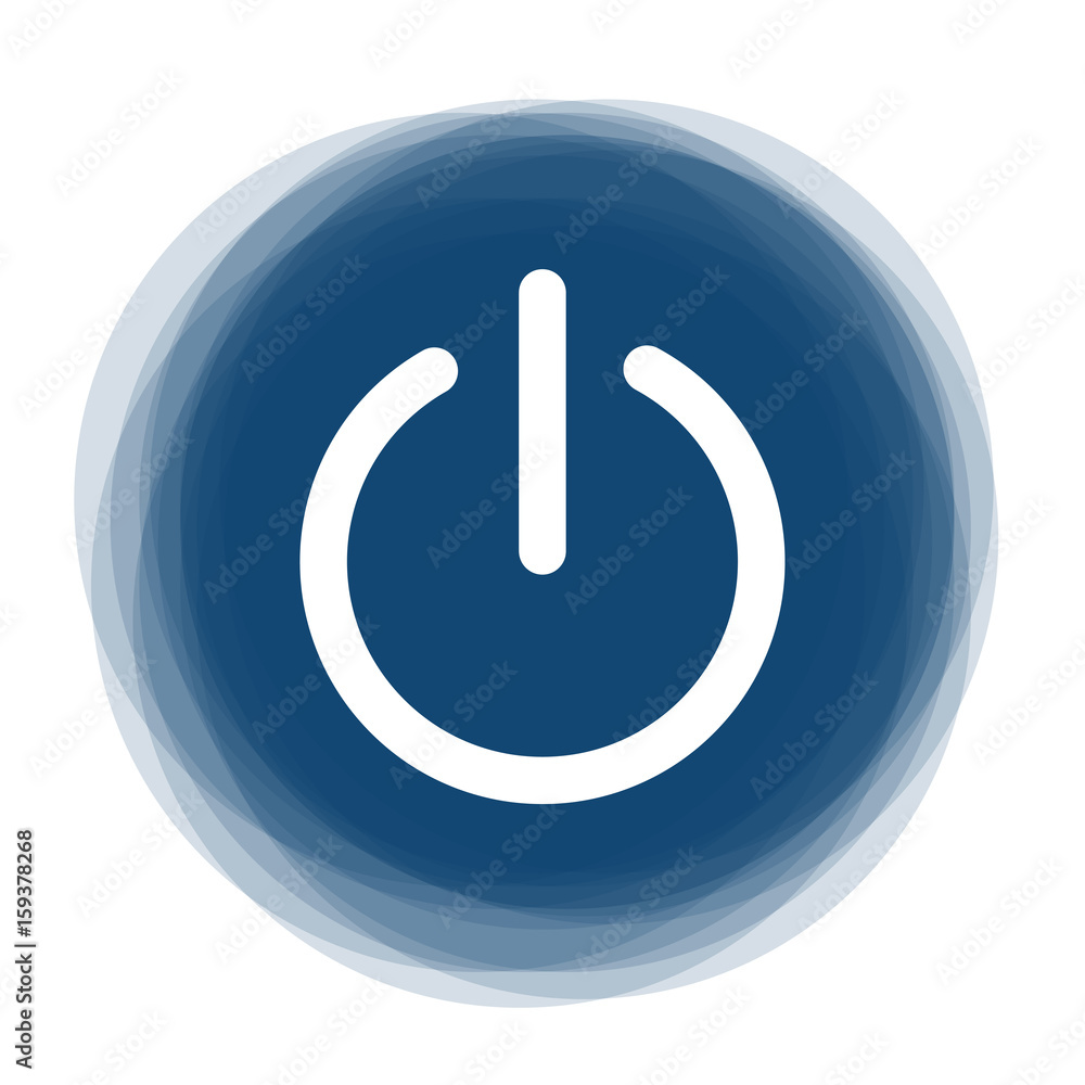 Abstract round button - standby - power button Abstract round button - standby - power button
