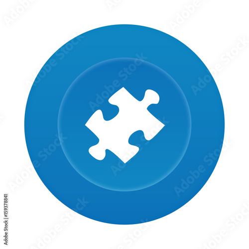 Runder 3D Button - Puzzleteil