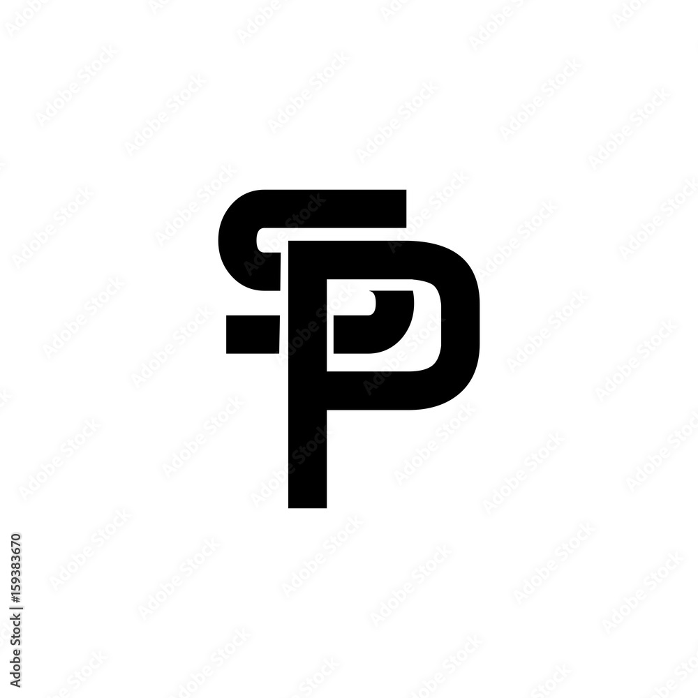 letter SP logo vector letter SP logo vector