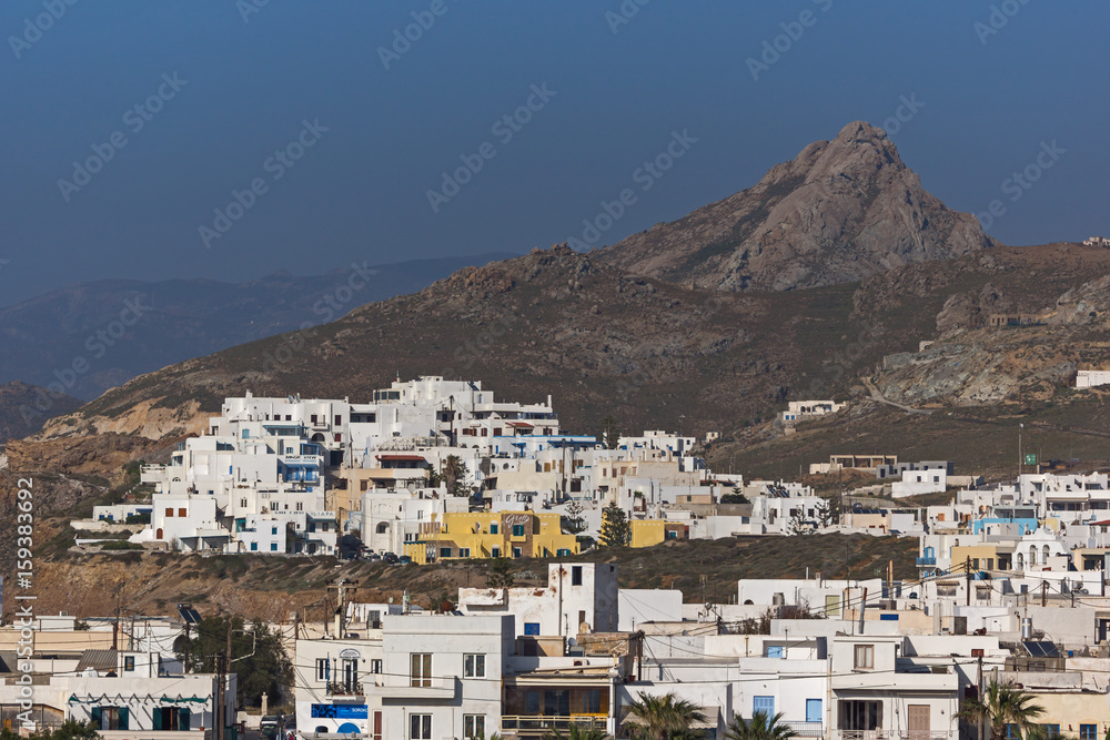 Panoramic view of Naxos Island, Cyclades, Greece Panoramic view of Naxos Island, Cyclades, Greece