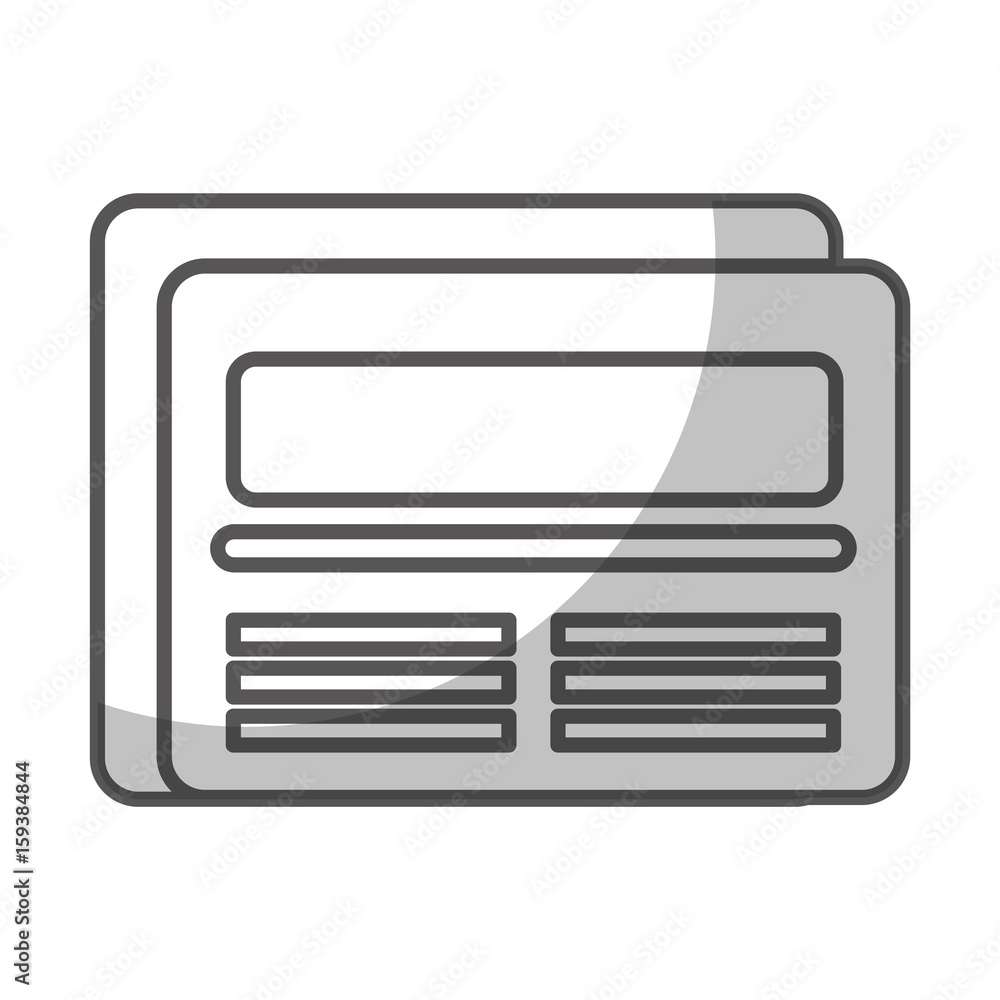 news paper isolated icon vector illustration design news paper isolated icon vector illustration design