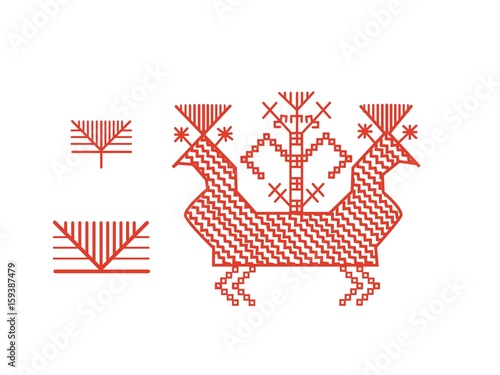 Finnish ornament design elements