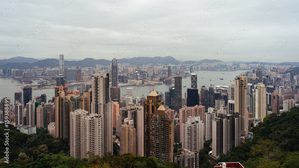 Hong Kong skyline from The Peak