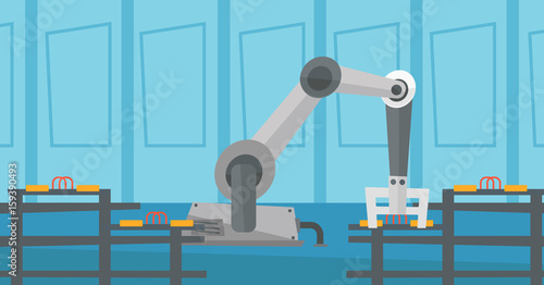 Automated robotic production line