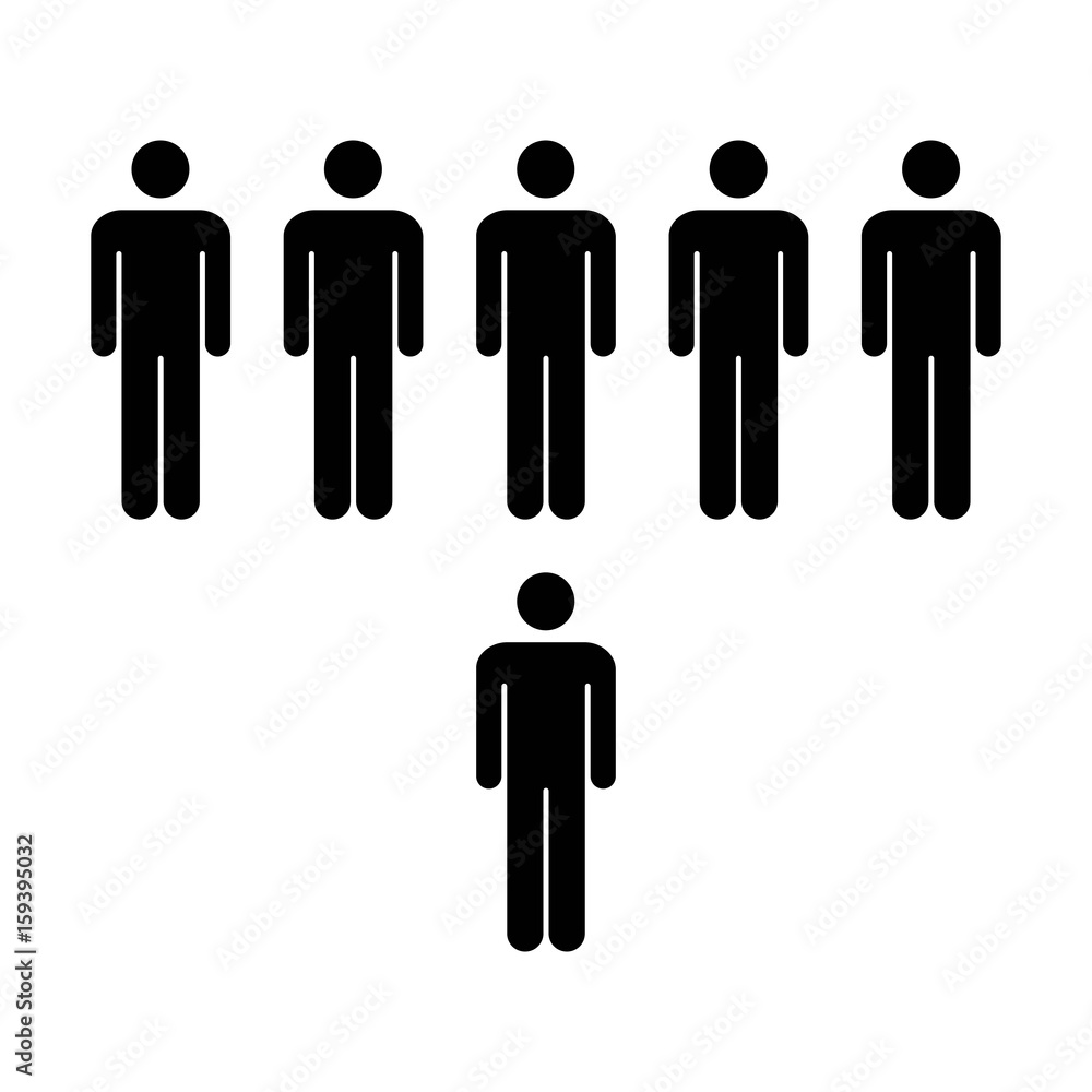 People Icon - Vector Group of Men Team Symbol for Business Infographic Design in Glyph Pictogram illustration People Icon - Vector Group of Men Team Symbol for Business Infographic Design in Glyph Pictogram illustration