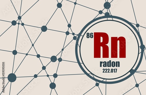 Foto Radon chemical element