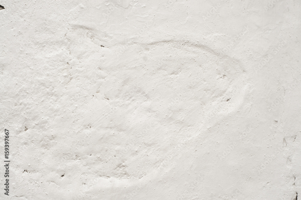 The white wall covered with cement The white wall covered with cement