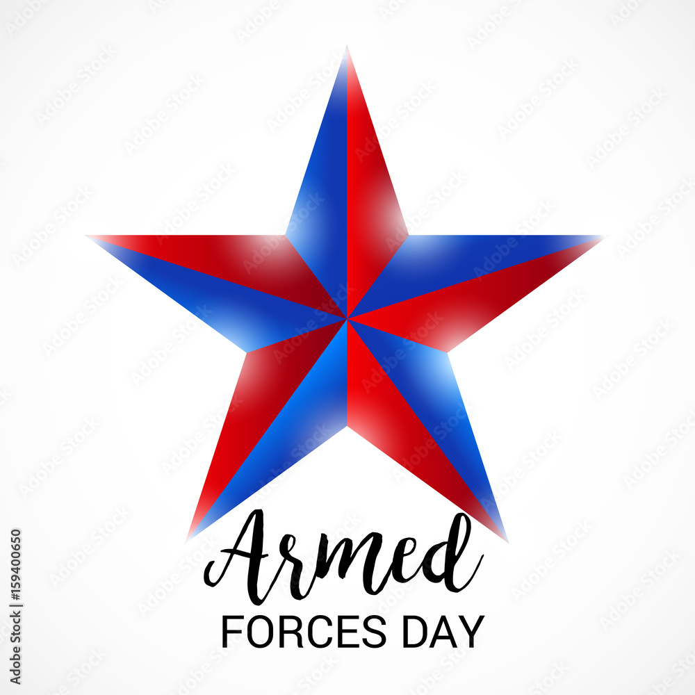 Obraz premium Armed Forces Day.