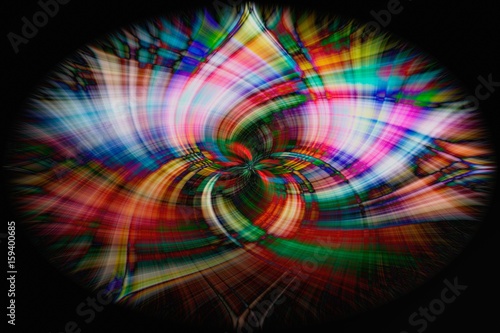 Digital abstract background in twirled form