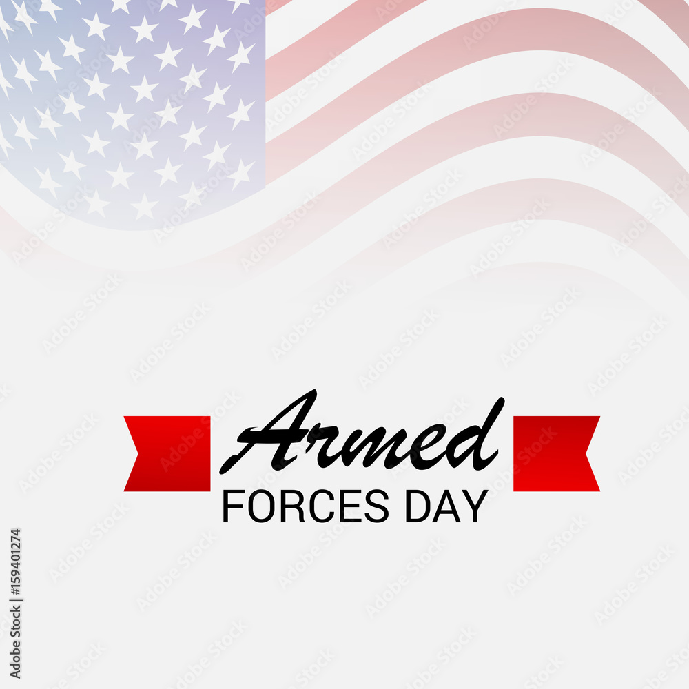 Obraz premium Armed Forces Day.