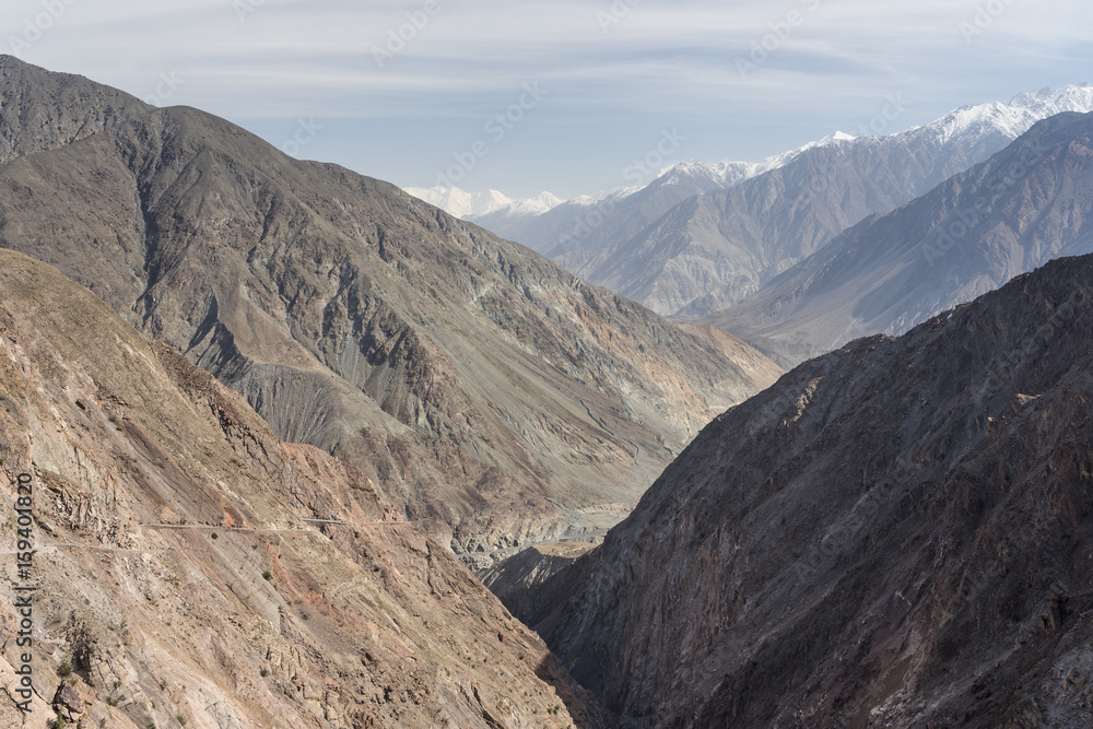 Karakorum mountain landscape, Chilas, Gilgit Baltistan, Pakistan