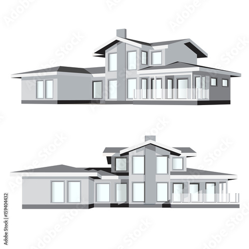 Family House in 2 Views