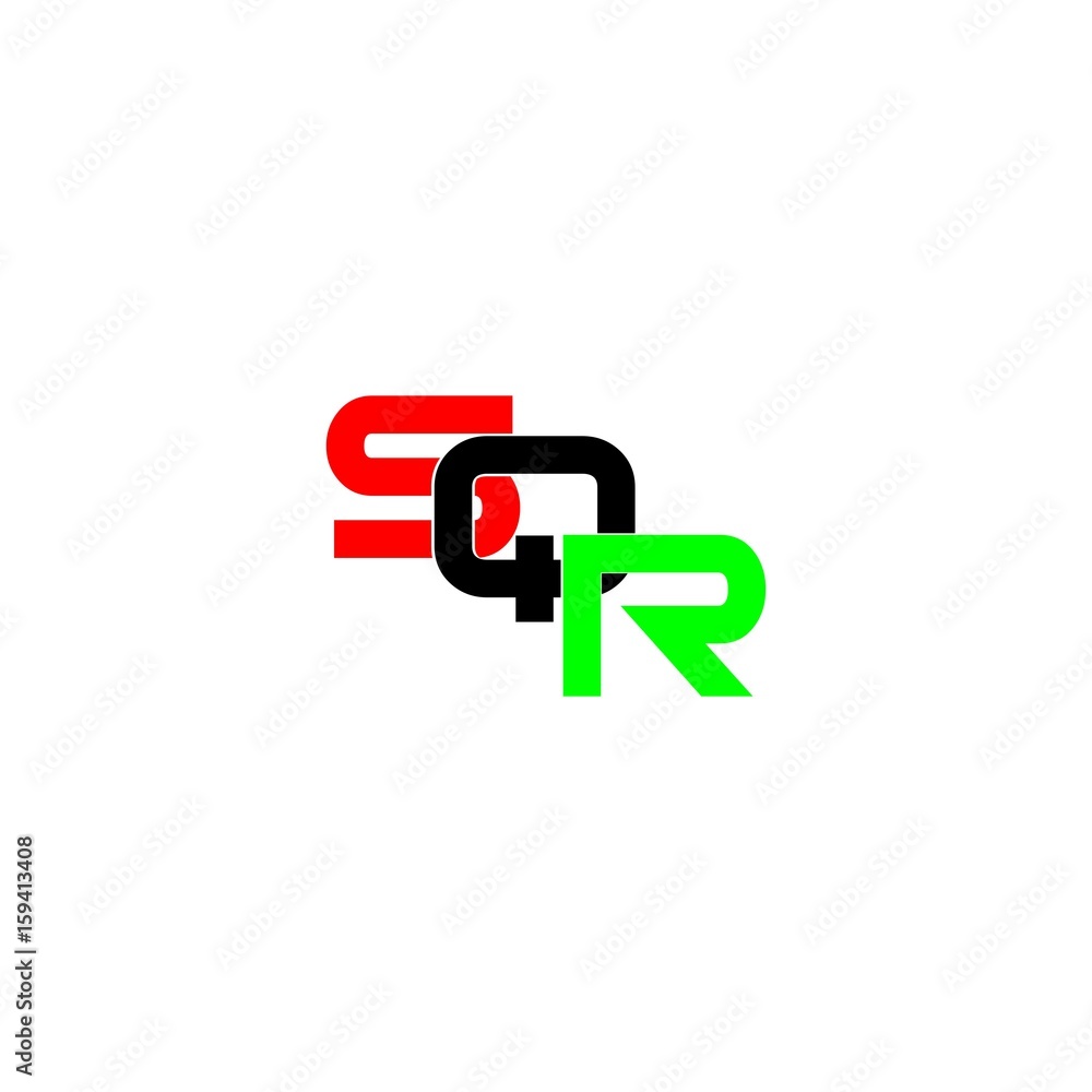 letter SQR logo vector letter SQR logo vector