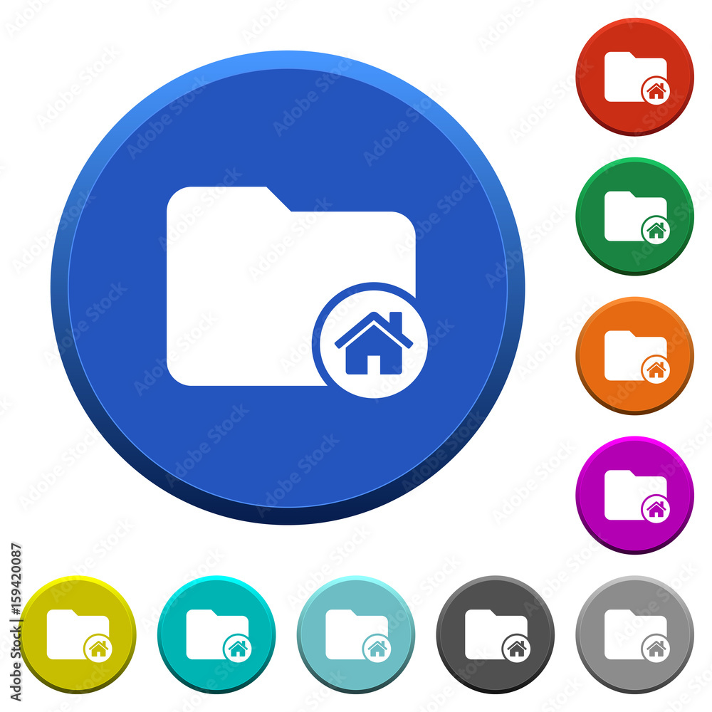 Home directory beveled buttons Home directory beveled buttons