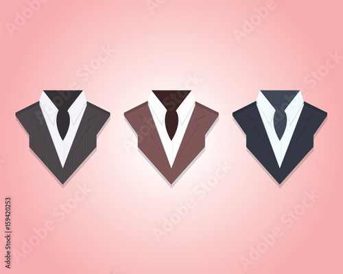 Business suites for woman. Vector illustration